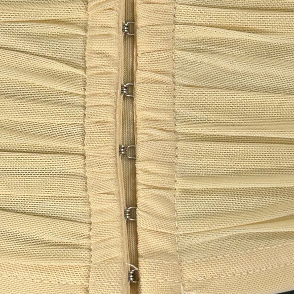 Windsor Women's Cream Colored Padded Clasp Secured Bustier Size Small - Picture 4 of 12